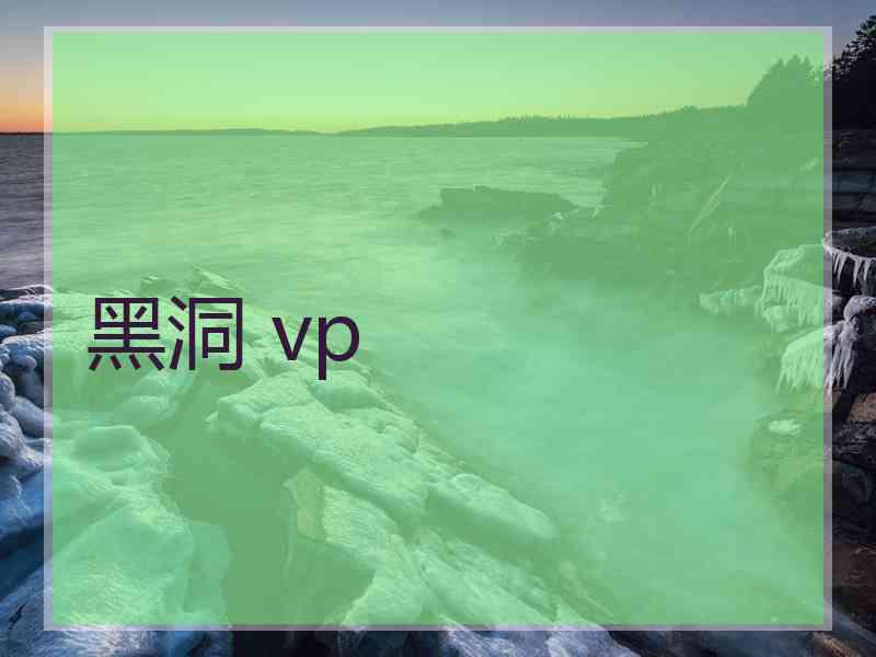 黑洞 vp