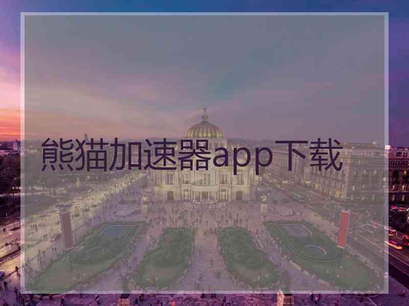 熊猫加速器app下载