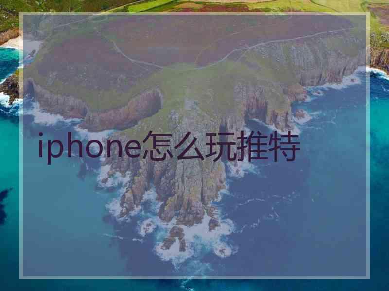 iphone怎么玩推特