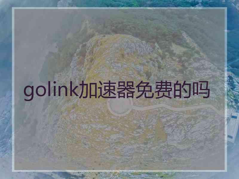 golink加速器免费的吗