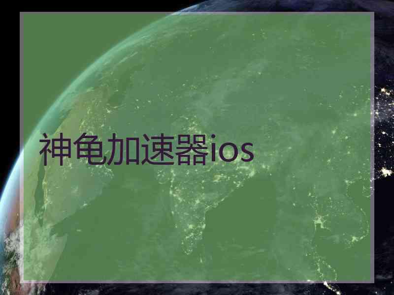 神龟加速器ios